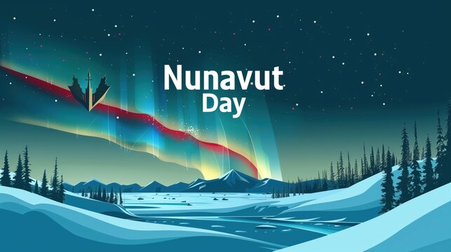 Nunavut Day, illustration