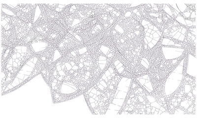 Fototapeta premium Mosaic pattern, interior texture, line art background, vector illustration, architecture drawing, cad design, graphic elements set, abstract construction material, cutout, wall art.