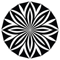 Abstract geometric and organic shapes design in black red green blue and yellow