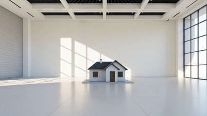 Minimalistic Home in Bright Spacious Room