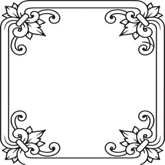 Beautiful flower art and mandala vector design