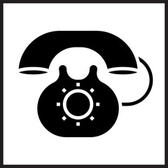Landline Phone icon Design