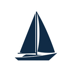 Sailing Boat on Water Waves – Coastal Adventure Art