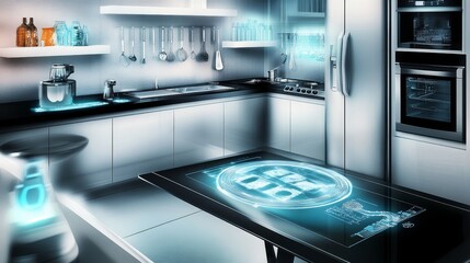 modern kitchen interior