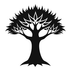 Upload Dragon Blood Tree Silhouette Icon Adobe