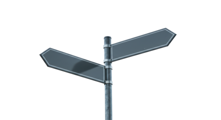 Isolated Directional Signpost
