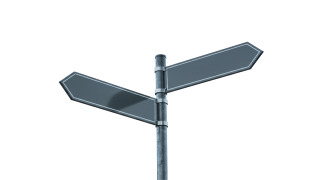 Isolated Directional Signpost