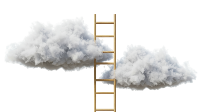 Isolated Ladder to Clouds