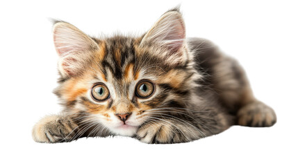 Obraz premium Ragdoll cat isolated on white background Transparent background, PNG