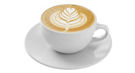 Isolated Latte Art