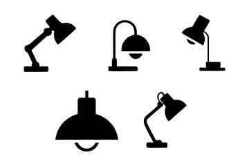 Collection of silhouette lamps in various styles