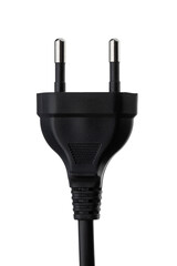 computer power cable isolated on a white background
