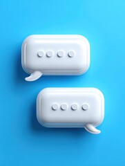 Fototapeta premium Real-time chatbot conversation interface enhancing business communication by providing automated responses to common inquiries.