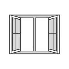 vector illustration of a window