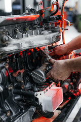 Hands-on Engine Repair at Auto Workshop