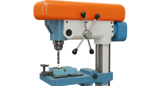 Isolated Drill Press