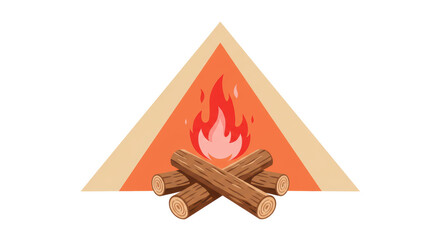 Isolated Bonfire