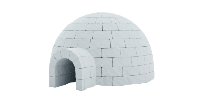 Isolated Igloo