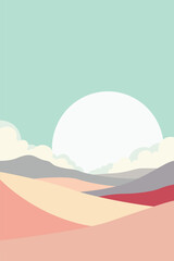 Wilderness, Distance, View, Rock, Mountain, Hill, Sun, Sky, Nature, Thoughts, Alone, Artwork, Evening