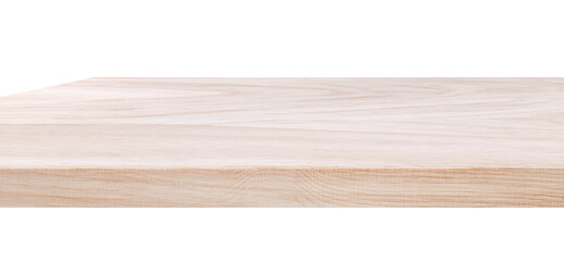 Soft pale wooden surface isolated on transparent background, perfect for clean product showcases, digital templates, or food mockups..