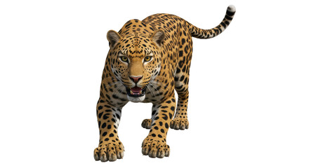 Isolated leopard © Niklas