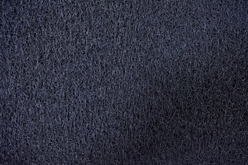 Close-up of dark blue fabric texture