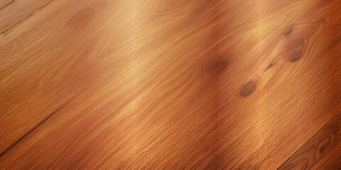 Gleaming High Gloss Brown Wood Planks with a Rich, Deep Hue, Featuring Intricate Natural Textures and a Reflective Finish, Perfectly Capturing the Warmth and Elegance of Vintage-Inspired Wood Surfaces