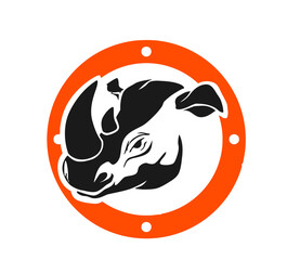 vector image of a dog