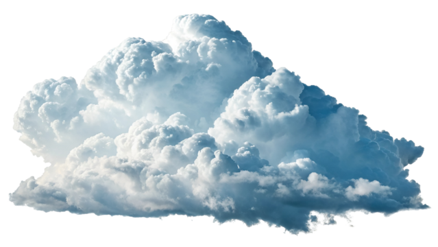 clouds isolated on transparent background - Powered by Adobe