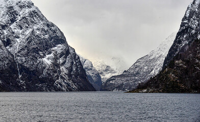 Winter landscape in Norway