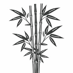 Creative Bamboo Branches Vector Illustration | Elegant Nature Element for Eco-Friendly and Asian-Themed Designs