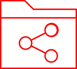 Document  Share  In  Outline Icon
