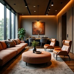 Stylish meeting rooms and lounges