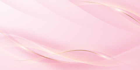 Abstract background design, modern pink and gold geometric element design.