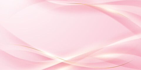 Abstract background design, modern pink and gold geometric element design.
