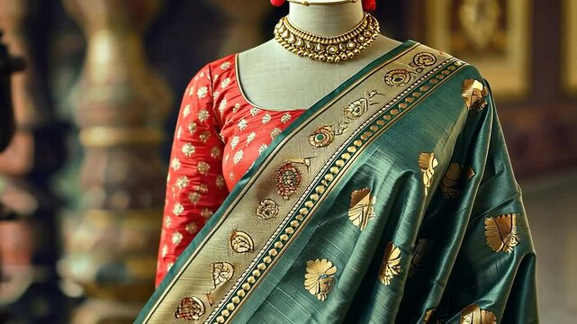majestic marathi nauvari saree indian attire video