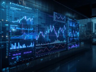 Data visualization of stock market and global economic analytics