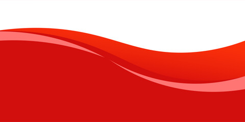 Vector red line background curve element with white space for text and message design art overlapping layers  vector. Eps10