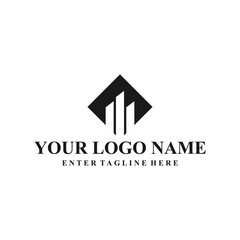 professional building logo, generic building, vector, emblem, symbol, icon, construction, building silhouette, contractor, company, corporate, icon, concept, abstract, illustration, bussines