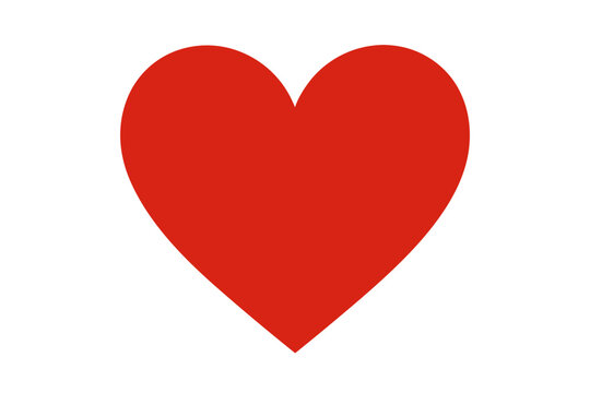 Coração vermelho vetor