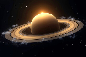 solar system saturn sixth planet