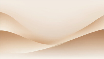 Clean Abstract Wave Background with Curves and Circles in Gray Tones