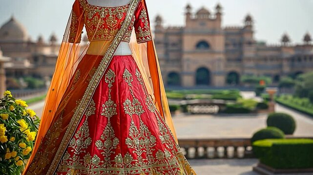 royal rajasthani lehenga indian attire video