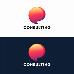 Vivid, 3d speech bubble  design.