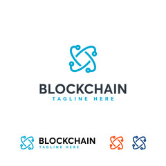 Abstract  design for blockchain technology.