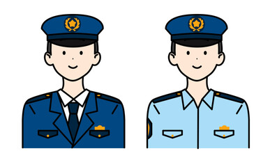 男性警察官 制服2セット