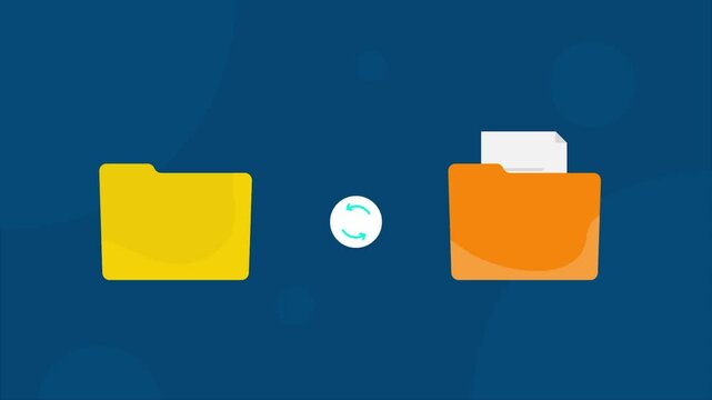 Seamless remote file transfer and online data synchronization between folders for efficient and secure data management.