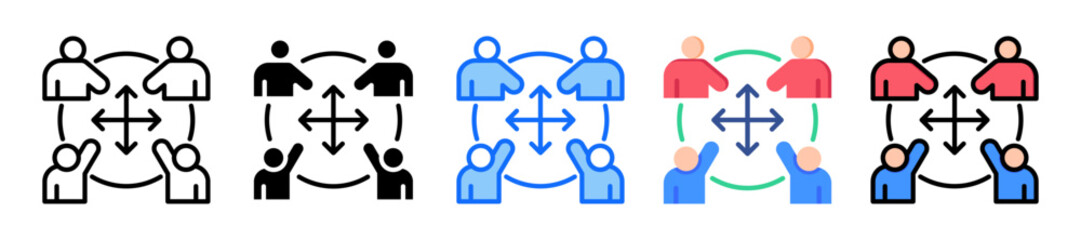 Common Interest Icon Multiple Style