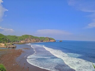 beach and sea
