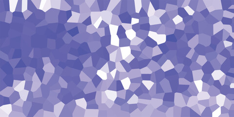 Abstract geometric mosaic in various shades of purple creating a modern and artistic background with a unique appearance